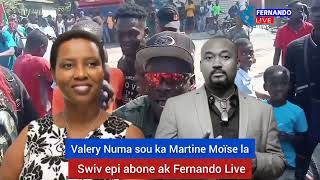 Valery Numa sou ka Martine Moïse la Non tande Eske non tande [upl. by Eylsel]