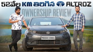 52000 KM Driven TATA Altroz Ownership Review ll in Telugu ll [upl. by Bullard]