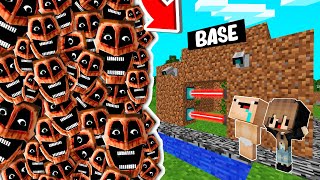 RETO DE LA BASE VS 1000000 THE MIMICER 😨😱 BASE BEBE NOOB VS El MIMICER en MINECRAFT [upl. by Pollerd844]