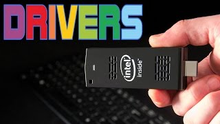 Mini PC Intel Compute Stick STCK1A32WFC  INSTALL DRIVERS INTEL HD GRAPHICS INSTALAR DRIVERS [upl. by Olav]