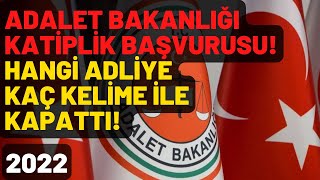 ADALET BAKANLIGÌ†I KATÄ°PLÄ°K TERCÄ°HÄ° NASIL YAPILMALI ADLIÌ‡YELER KACÌ§ KELIÌ‡ME IÌ‡LE KAPATTI NET BÄ°LGÄ° [upl. by Blynn]