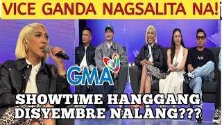 VICE NAGSALITA NA TUNGKOL SA BALITANG HANGGANG DISYEMBRE NALANG SA GMA [upl. by Karol368]