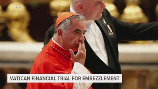 Vatican court sentences Cardinal Becciu for embezzlement [upl. by Yenalem639]