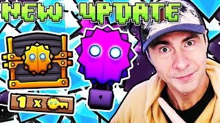 Geometry Dash NEW UPDATE  GOLD KEYS NEW Wraith Vault Codes Events and MORE [upl. by Zitella135]