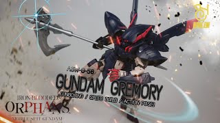 HOBBY TIME  HG 1144 ASWG56 Gundam Gremory UNBOXINGSPEED BUILDACTION POSE [upl. by Mcgean]