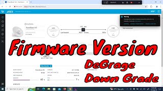 How To PowerBeam Firmware Version Degrade  Downgrade Ubiquiti devices  UBNT Decices [upl. by Onaivatco]