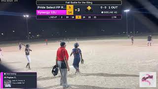 Synergy 12U vs Pride Select FP Red 20241012 [upl. by Llertal]