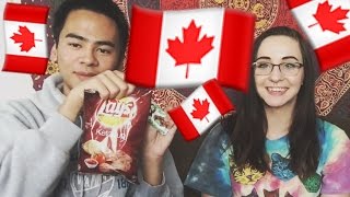 trying canadian snacks [upl. by Ninnahc]