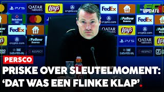 Feyenoordtrainer Priske baalt van sleutelmoment Dat was een flinke klap  FC Update Persco [upl. by Ataga]