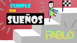 Como cumplir tus metas 👍 motivación Animación T1 Pablo450 [upl. by Ayrb428]