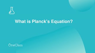 What is Plancks Equation [upl. by Asiruam]