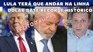 URGENTE Lula terá que andar na linha com Trump  Dólar bate recorde histórico [upl. by Ahel]