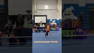 Fright nigth in Florida fypシ゚viral gymnast9yearsold flipping backhandspring level4gymnastics [upl. by Arther]