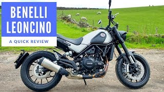 2018 Benelli Leoncino 500 Motorcycle Review [upl. by Yttiy]