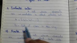 Finite and Infinite Sets with examples  Finite Sets amp Infinite Sets In Hindi  Urdu [upl. by Esihcoc]