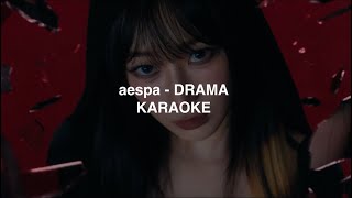 aespa 에스파  Drama KARAOKE with Easy Lyrics [upl. by Eiresed]