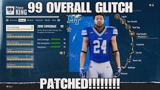 UPDATE instant max 99 overall glitch in college football 25 road to glory AFTER UPDATE [upl. by Fletcher]