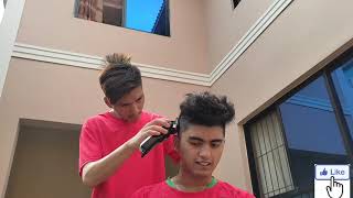 Simple slope hair cutting tutorial 2021 at home [upl. by Kuebbing]