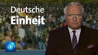 Tag der Deutschen Einheit  tagesschau vom 3 Oktober 1990 [upl. by Amilb]