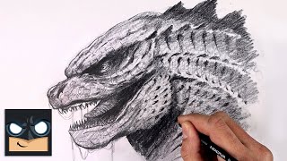 How To Draw Godzilla  Sketch Masterclass 6 [upl. by Eyaj]