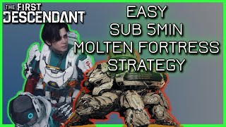 5 Min Molten Fortress Strategy Is Easy With Yujin  The First Descendant [upl. by Ocicnarf]