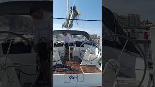 Hırvatistan Biograd Kornati Marina da kızımızı çıkışa hazırlıyoruz ⛵️⚓️🛟😍 sailing catamaran [upl. by Lesya795]