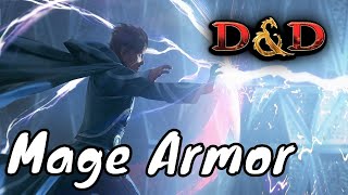 Mage Armor DampD 5E Spell [upl. by Lahsram]