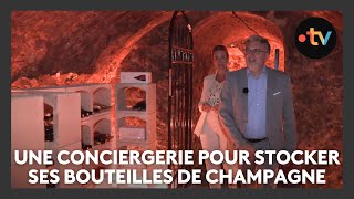 Un service privé et personnalisé de stockage de bouteilles de champagne pour clients fortunés [upl. by Robby405]