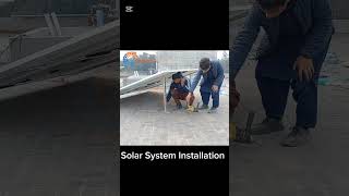 Solar Structure L2 part4 electrician solarpowerinstallation freesolar [upl. by Ater]