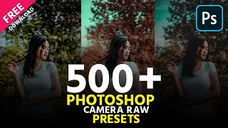 500 Photoshop Presets Free Download  Photoshop Tutorial [upl. by Salakcin]