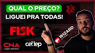 Quanto custa curso de inglês no CNA Fisk Wizard Cultura Inglesa e Cel Lep [upl. by Glick582]