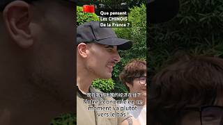 Que pensent les CHINOIS de la France  Chine apprendrelechinois vivreenchine [upl. by Alexandro]