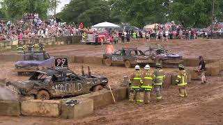 Frederick County Fair Light Weld Fullsize Demo Derby 2024 [upl. by Searby236]