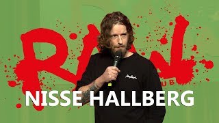 NISSE HALLBERG  quotStenhårda finnarquot  RAW COMEDY CLUB [upl. by Ycniuq]