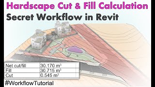 How to calculate Cut amp Fill quantities in Revit®  Environment for Revit® Tutorial [upl. by Cowden]