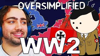 Mizkif Reacts to WW2 by OverSimplified [upl. by Manthei905]