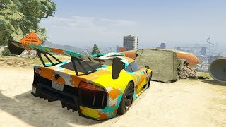 MEGA SALTO PELIGROSO CON EL KRIEGER  CARRERA GTA V ONLINE  GTA 5 ONLINE [upl. by Biondo]