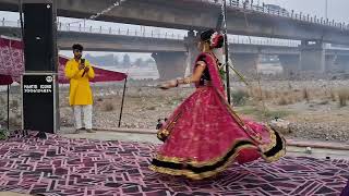 Jammu tawi CHHATH puja Shiv Parvati Radha Krishna dance [upl. by Ogdan937]