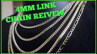 4MM is the BEST size LINK CHAIN REVIEW [upl. by Marena]