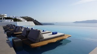 Cavo Tagoo Santorini Imerovigli  Suite Outdoor Hot Tub Jacuzzi Room 14 [upl. by Niltac]