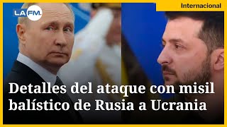 Detalles del ataque ruso a Ucrania con misil balístico intercontinental [upl. by Oglesby]