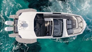 Galeon 375 GTO features by BoatTestcom [upl. by Verlie]