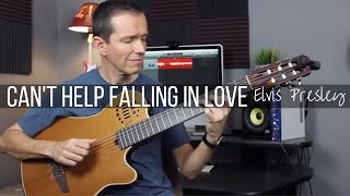 Cant Help Falling in Love Elvis Presley  Fingerstyle [upl. by Rollin440]