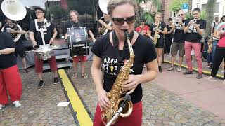 Funky Marching Band Musikschule Freiburg • Jazz amp Rock [upl. by Mabelle567]