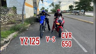 Mi primera carrera en mi YZ 125 vs CVR 650 Sigan viendo 😱 comprando día 3 [upl. by Dwain]