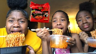 2X SPICY NOODLES CHALLENGE I cried [upl. by Llenrev]