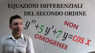 Equazioni differenziali non omogenee del secondo ordine Esercizi esami [upl. by Etnoved741]