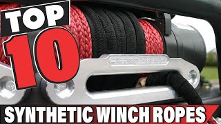 Best Synthetic Winch Rope In 2024  Top 10 Synthetic Winch Ropes Review [upl. by Michale]