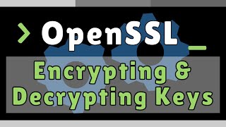 OpenSSL  Encrypting and Decrypting Private Key Files [upl. by Keily]