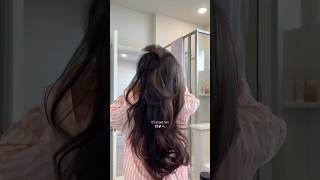 VS ANGEL HAIR 🎀🫧blowout vsangel victoriassecret blowouthair hairtutorial girlygirl [upl. by Ranee904]